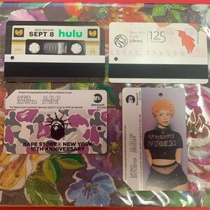 NYC collectible Metrocards 4 rare new